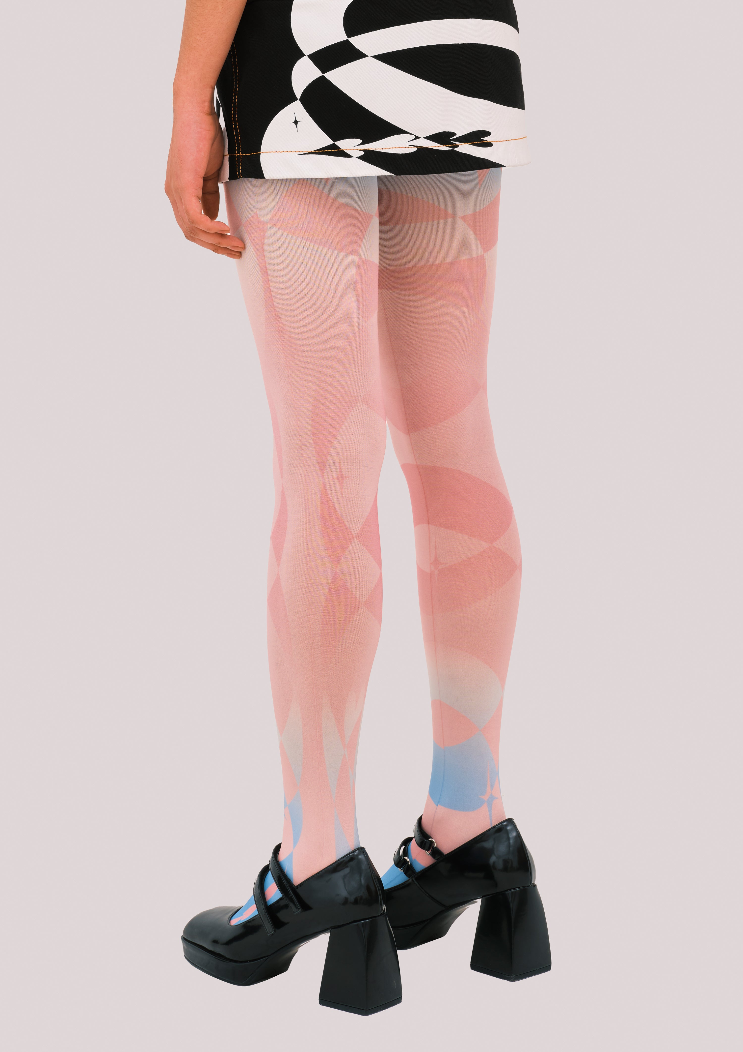 NEBULA Pink Gradient Tights