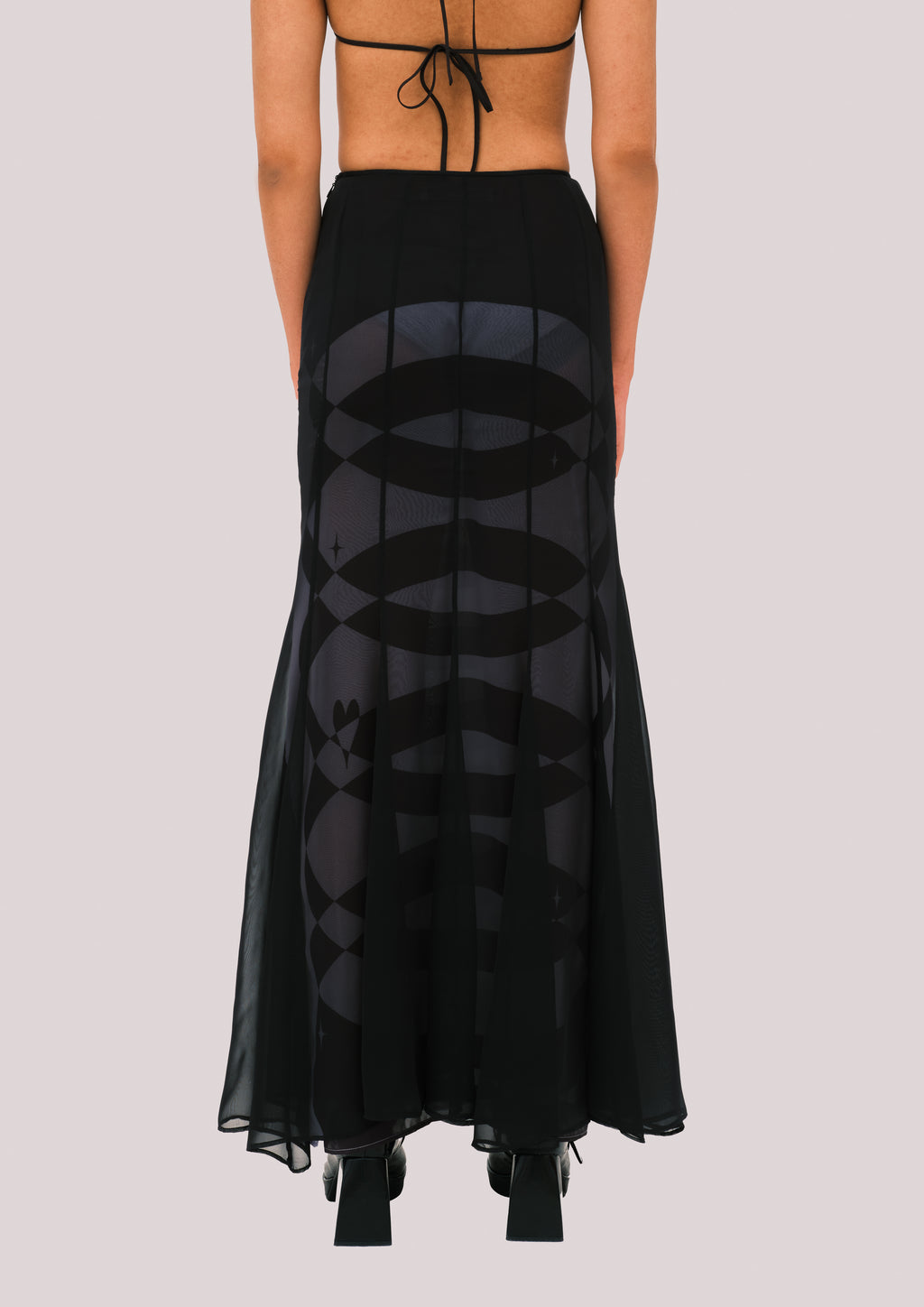 NEBULA Chiffon Maxi Skirt