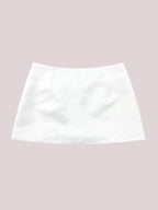 Romance 1314 x Glooth White Miniskirt