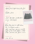 METALLIC Silver Sculpted-Waist Miniskirt