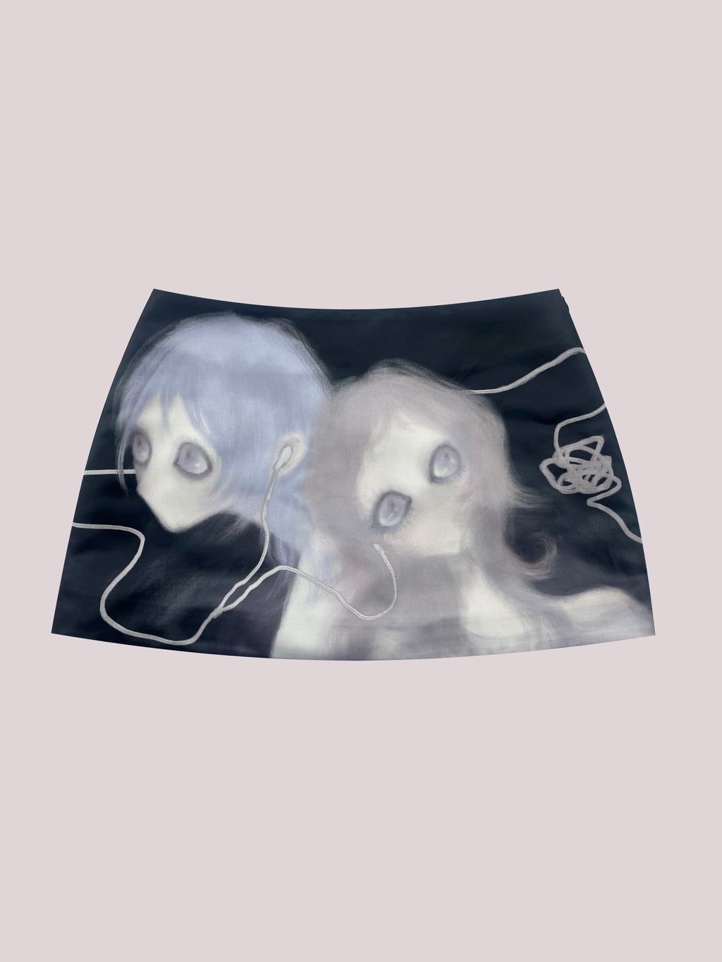 Romance 1314 x Glooth Black Miniskirt