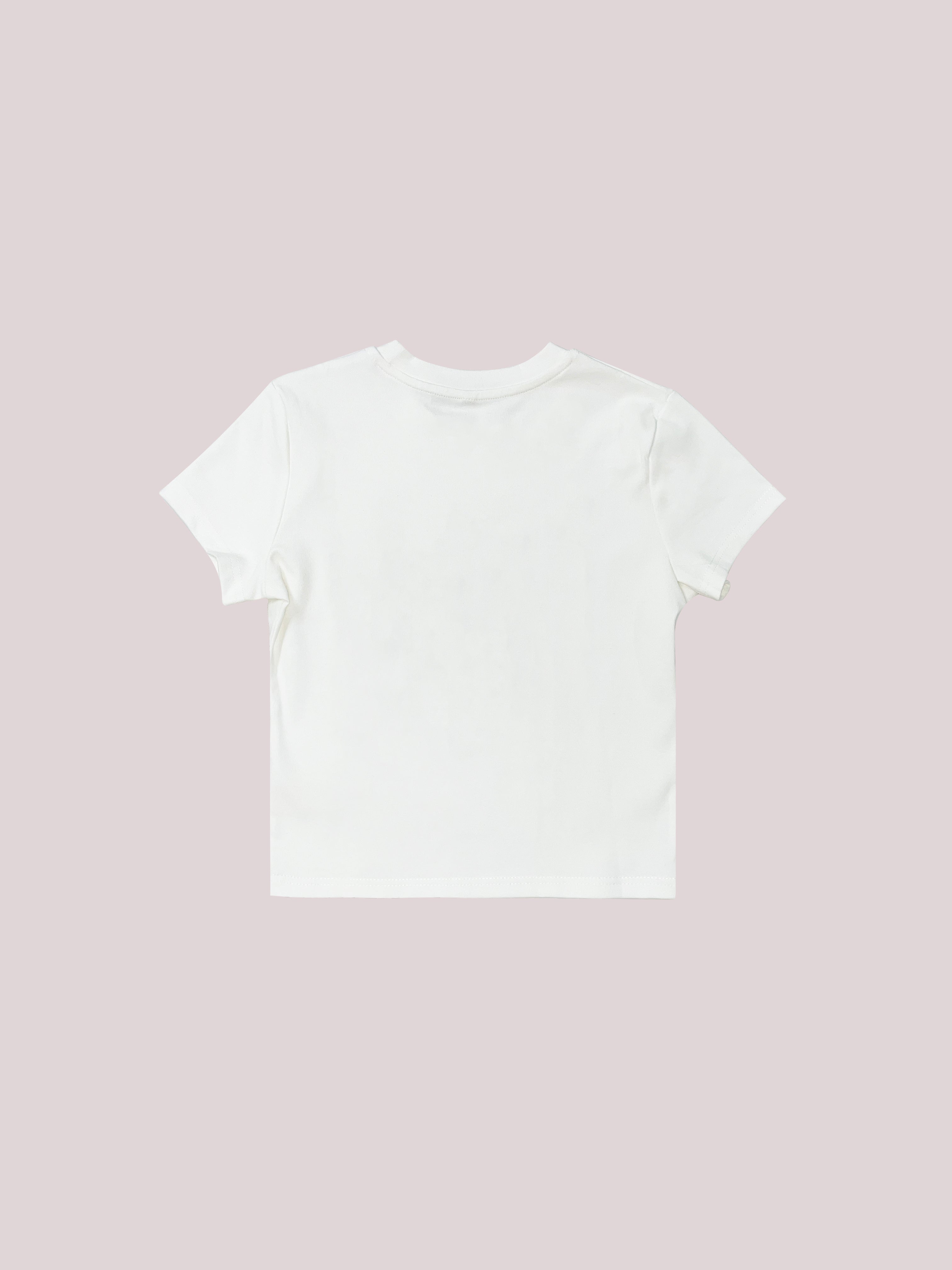 ‘FORGET-ME-NOT 1314’ WHITE BABY TEE