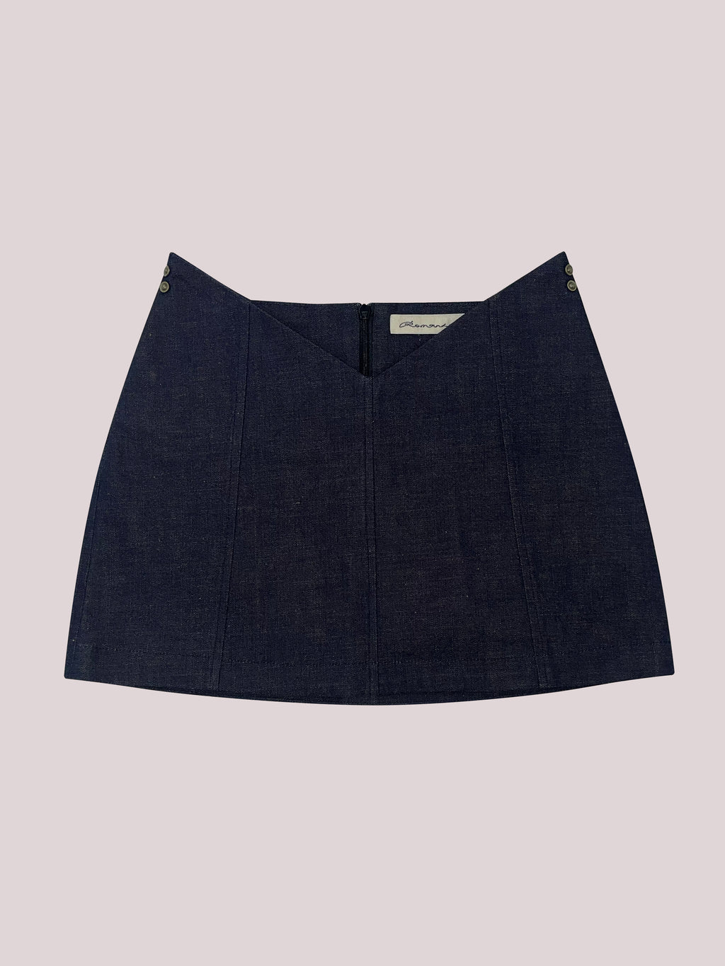 INDIGO  Sculpted-Waist MINISKIRT