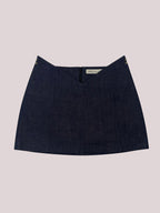 INDIGO  Sculpted-Waist MINISKIRT